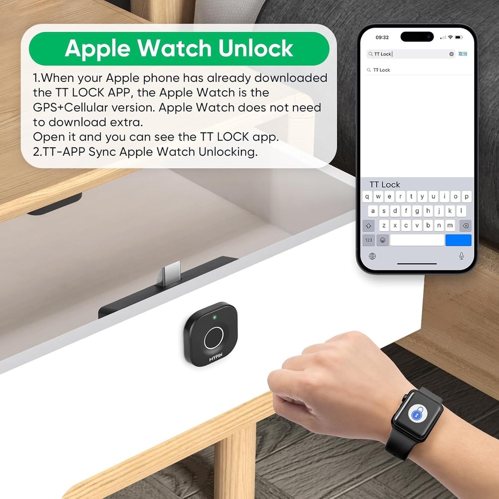 Smart Biometric Keyless Lock: Bluetooth & Fingerprint Access for Safe Storage