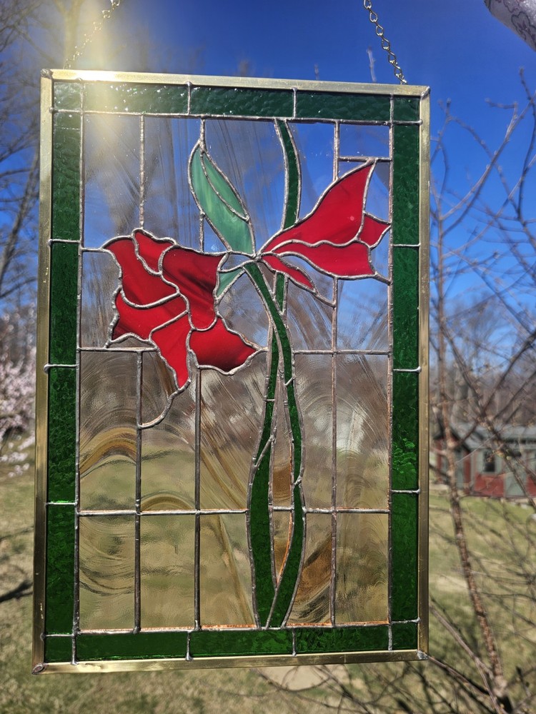 Stained Glass Window Panel Suncatcher