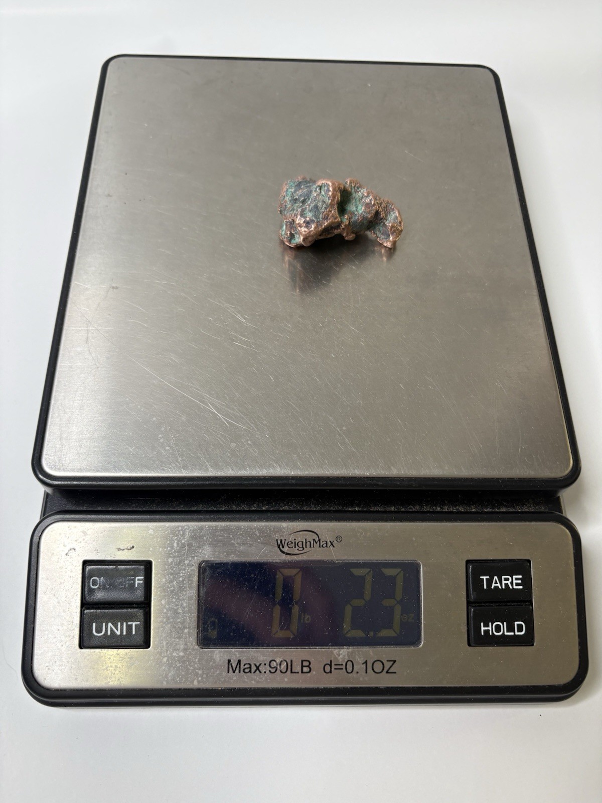 Pure Copper Rock Nugget Native Mineral Display Jewelry Specimen Upper Michigan