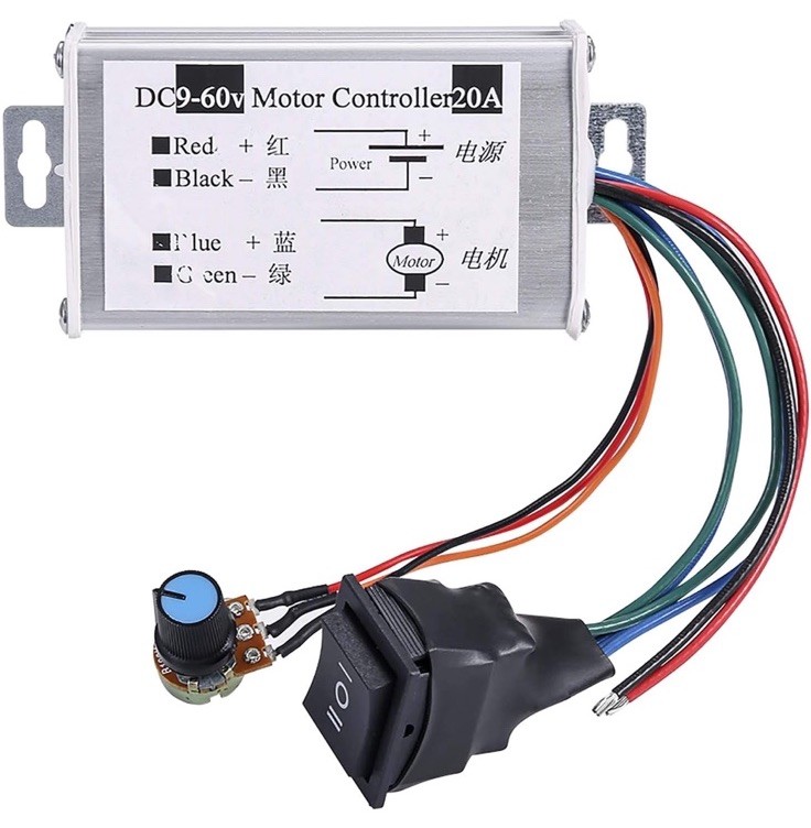 NEW DC Motor Speed Controller Brush Motor Driver Controls Module 9V-60V