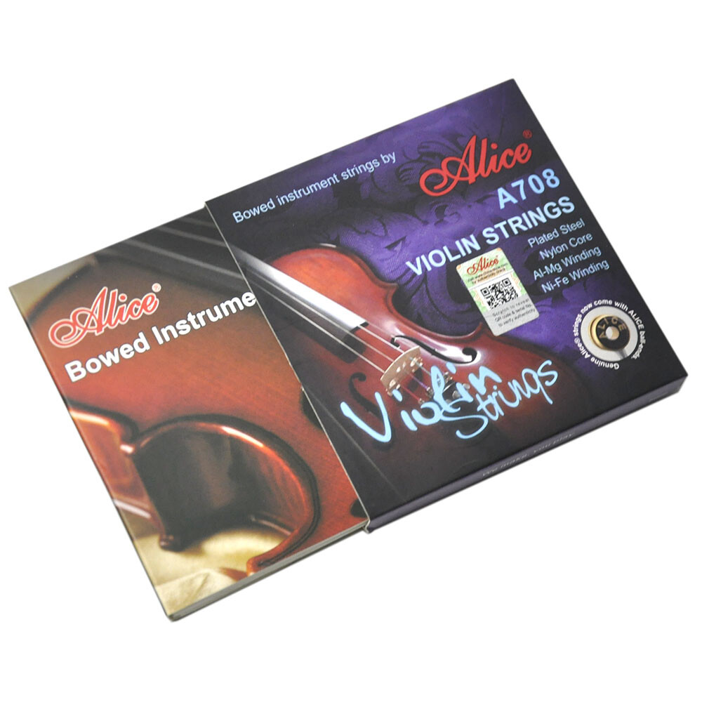 2 Sets of Alice A708 Professional Violin Strings 5-string Set E1a E1b A2 D3 G4