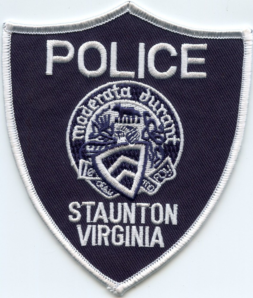 STAUNTON VIRGINIA VA POLICE PATCH