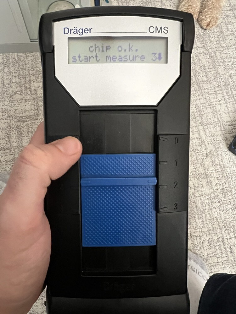 Dräger CMS Analyzer Chip Measurement System Gas Detector + CMS Analyzer