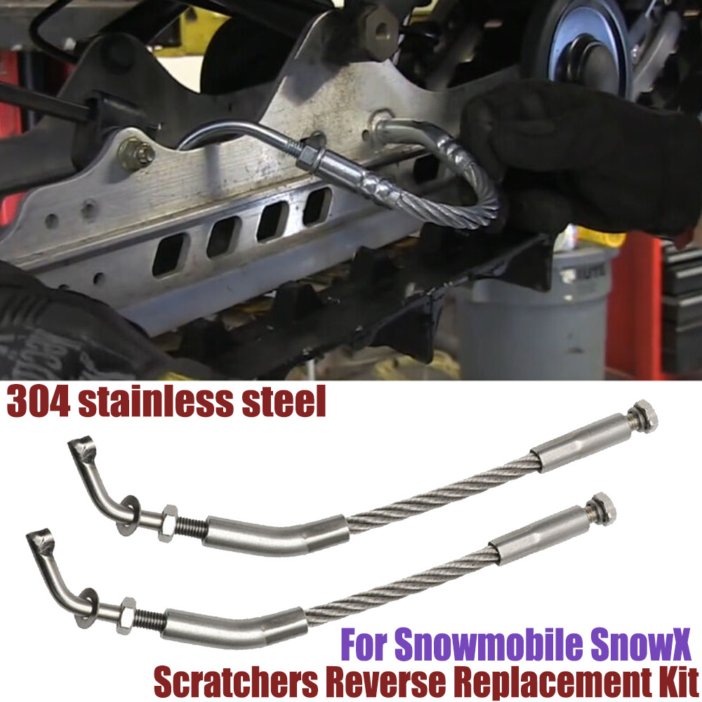 FOR SNOW ICE SCRATCHERS WITH CARBIDE TIPS SNOWMOBILE REVERSE COMPATIBLE SNOW