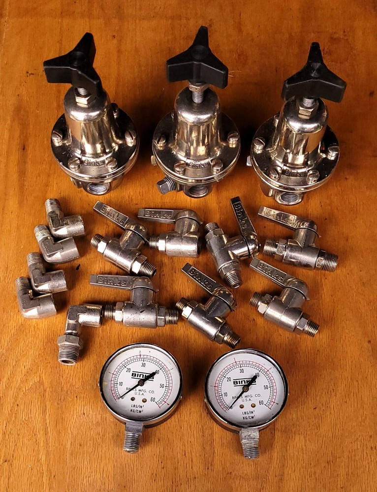 Binks 85-200 air pressure regulators