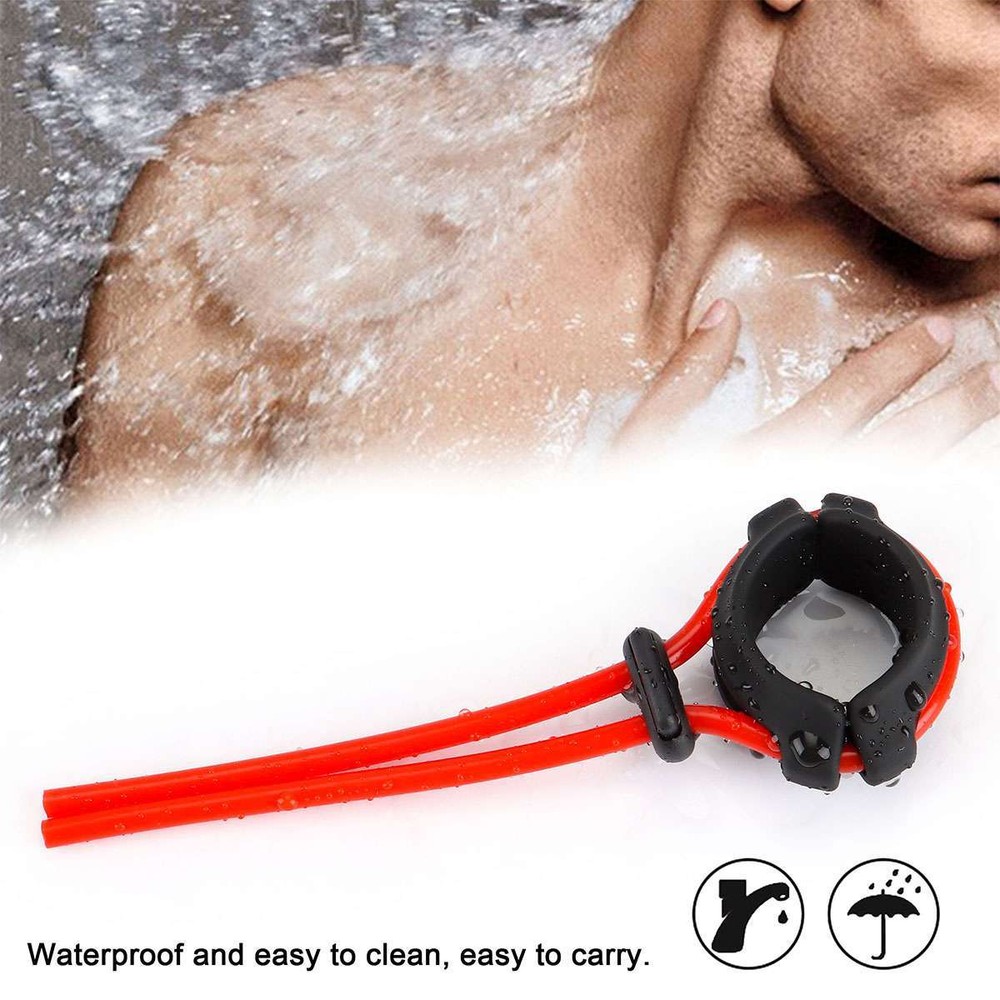 Adjustable Silicone Lasso Penis Enhancer Prolonging Cock Ring Delay Ejaculation