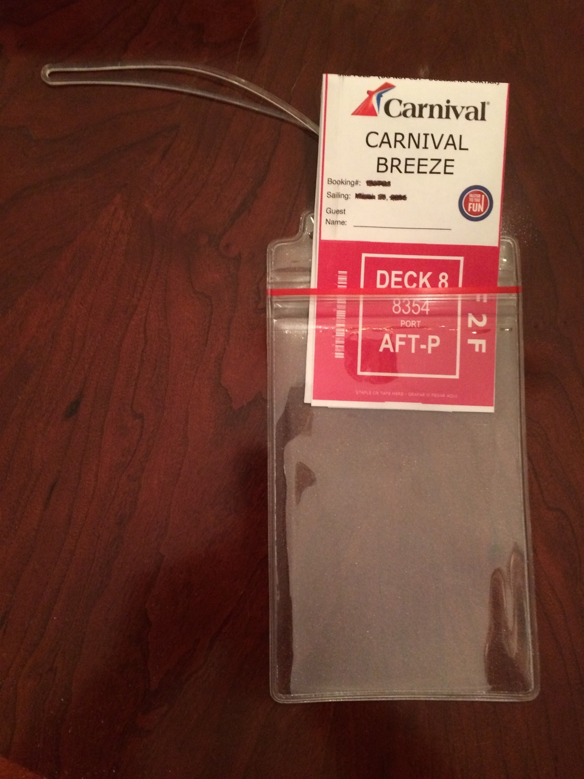 3 Heavy Duty Zip Lock Cruise Line Luggage Tag Holders Reusable Sealable Quality