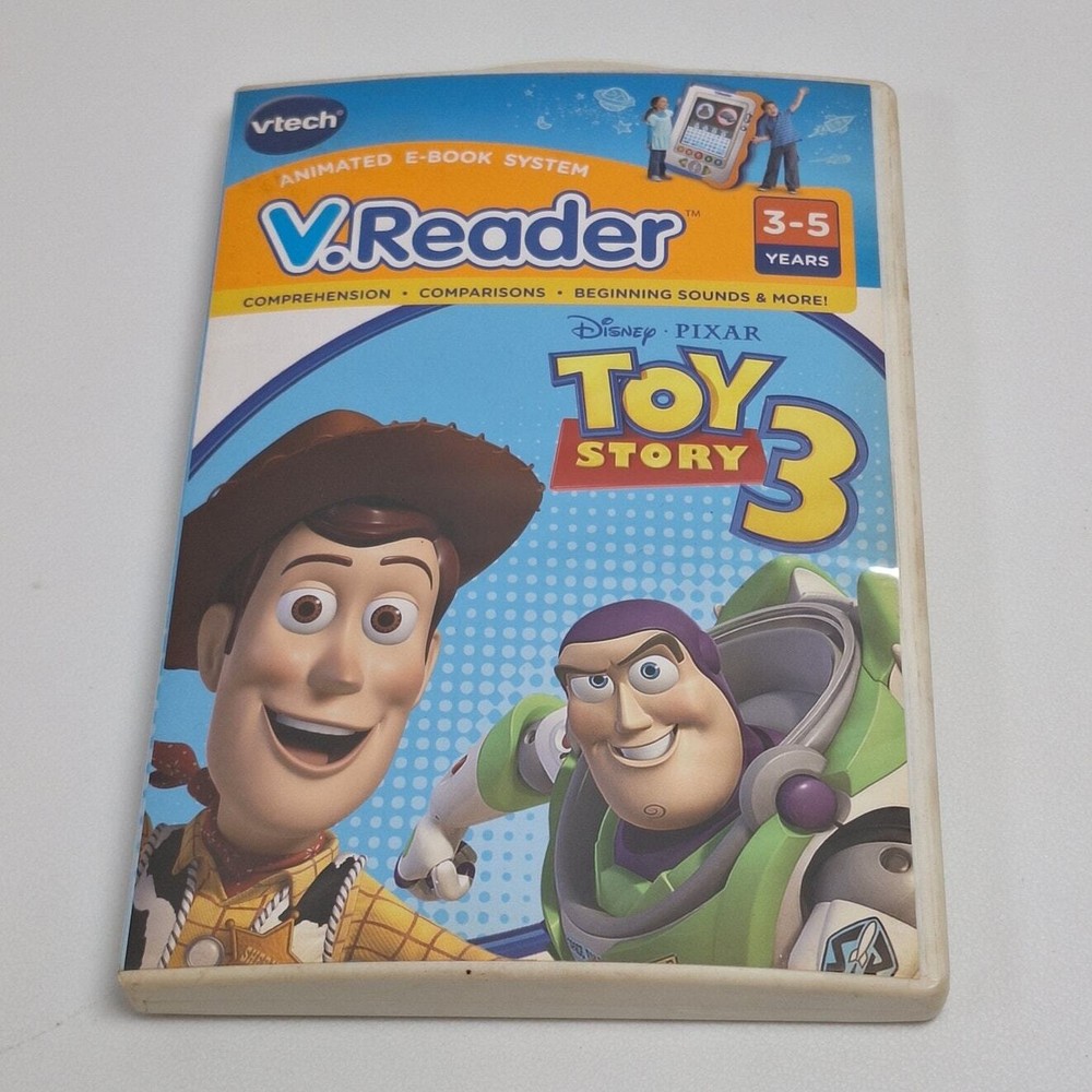 Vtech V Reader Disney Pixar Toy Story 3 Learning Game