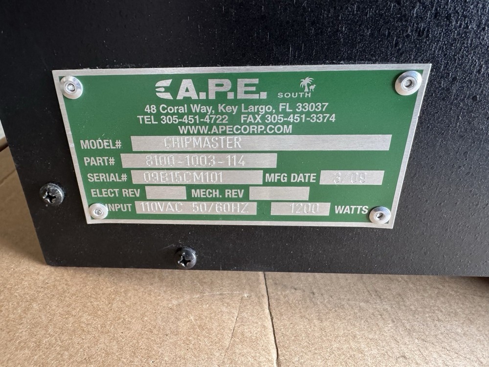 A.P.E. SMD-1000 ChipMaster Rework & Repair System