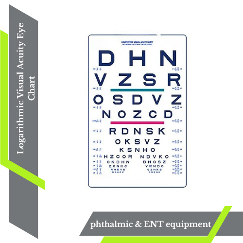 Logarithmic Visual Acuity Eye Chart