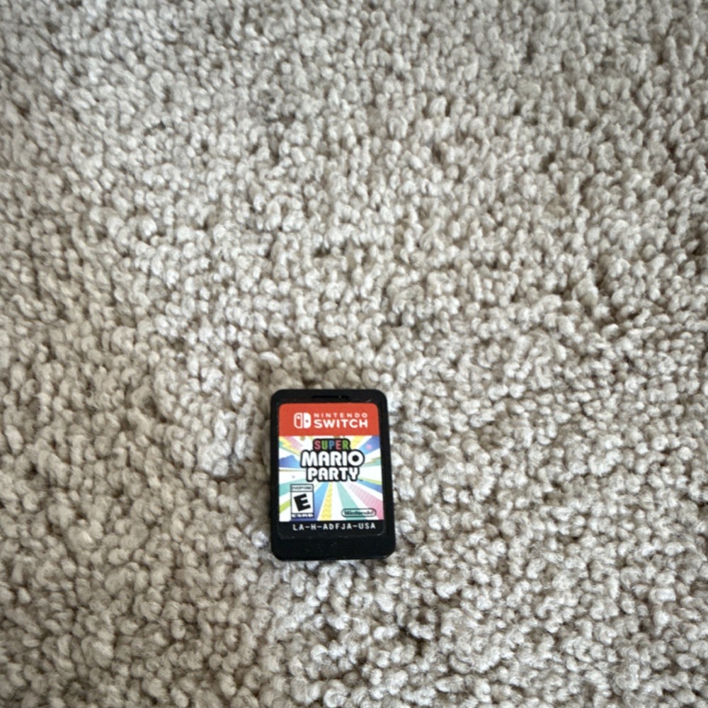 Nintendo Switch Console Bundle w/ Mario Party, Super Mario, Minecraft, Case