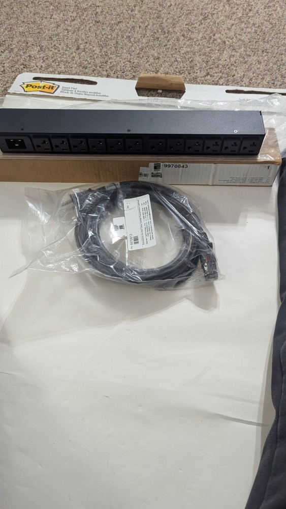 Rittal ROHS Basic Rack PDU 20AMP 12 Outlets Model 9970843