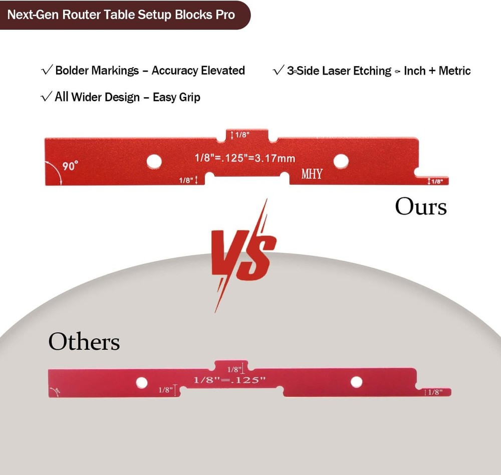 8-piece Precision Milling Machine Workbench Positioning Block Set