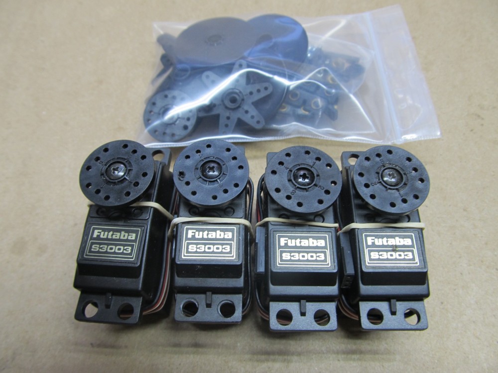 Four Futaba S3003 Servos