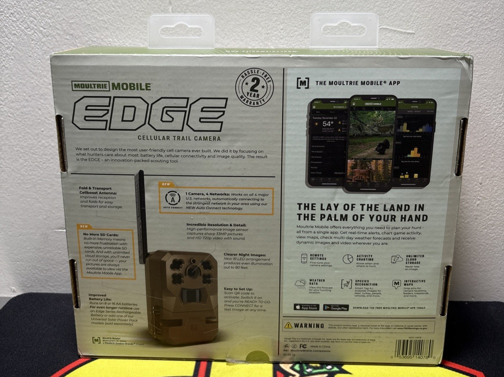 Moultrie Mobile Edge Cellular Trail Camera (2-Pack) - NEW