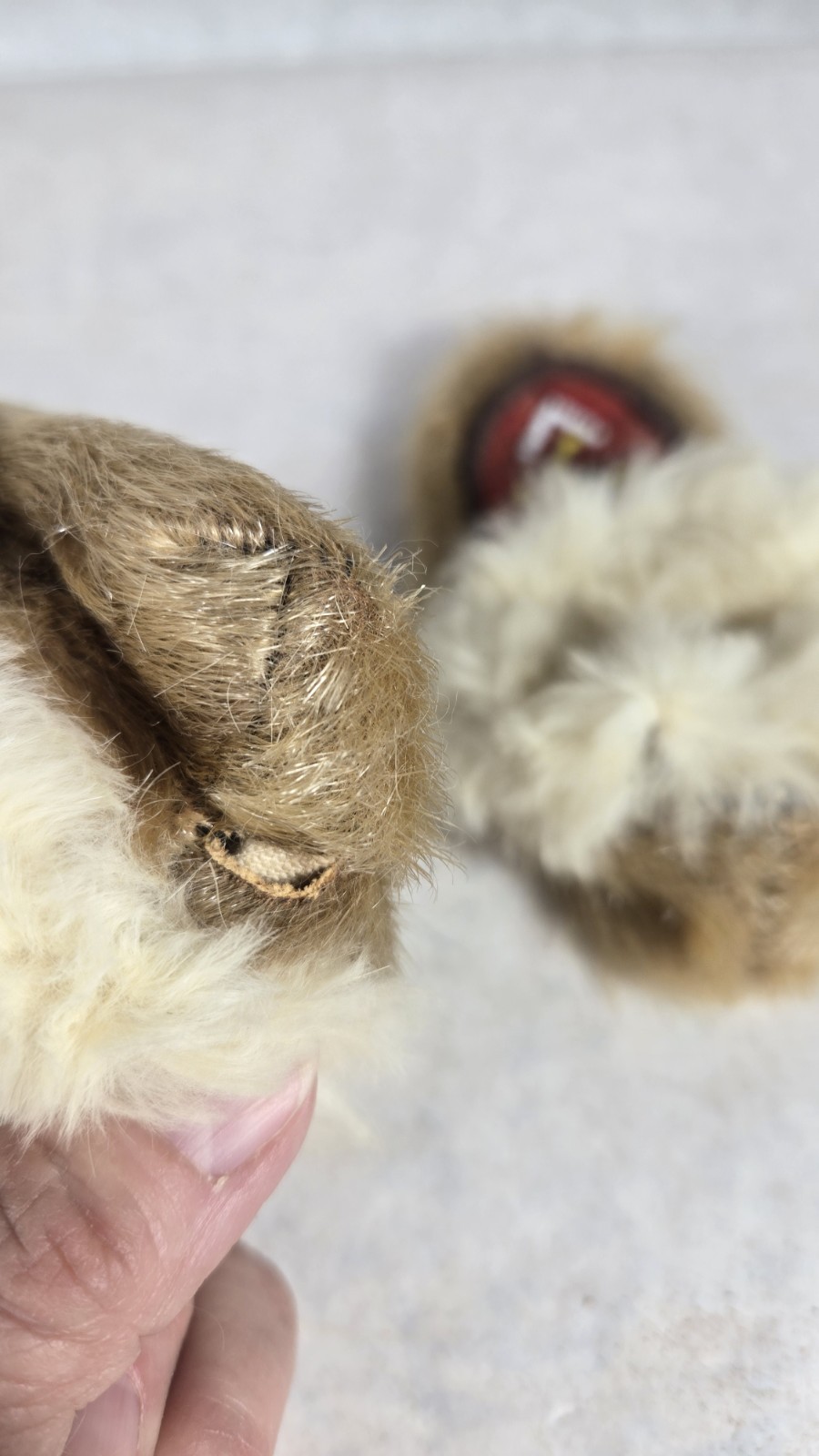 Early 1900's Moccasins Hand Made Native American Baby Toddler Leather Fur Beads