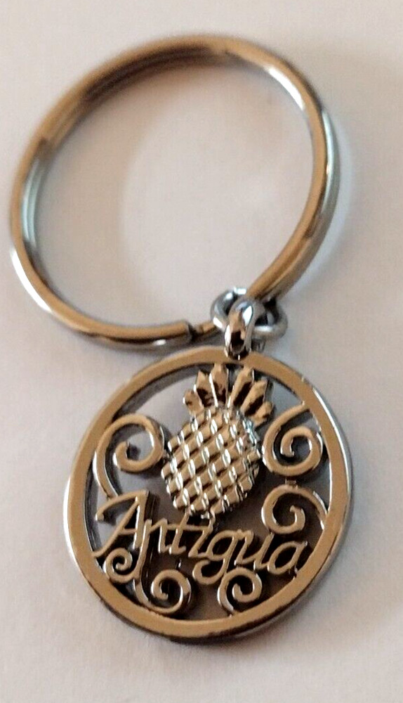 ARTIGUA Small Silvertone Charm Keyring