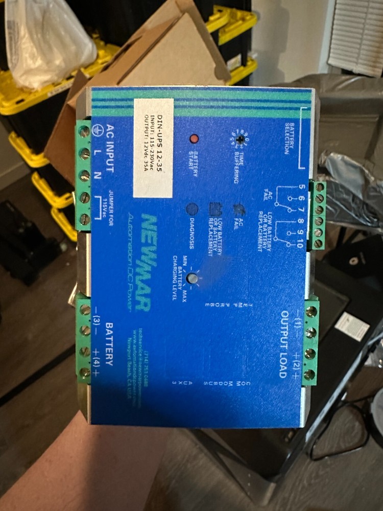 NewMar, Inc. DIN-UPS 12-35