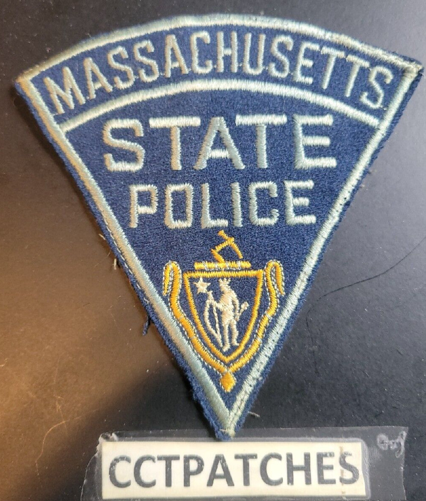 MASSACHUSETTS STATE POLICE FELT SHOULDER PATCH MA