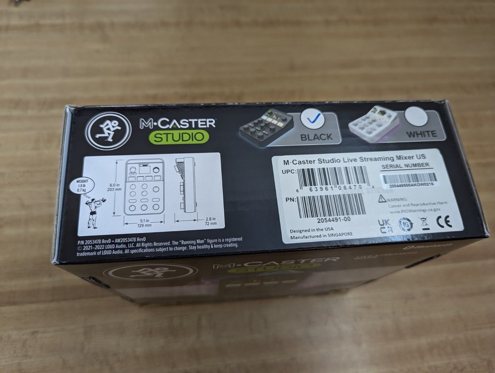 Mackie M-Caster Studio Live Streaming Mixer