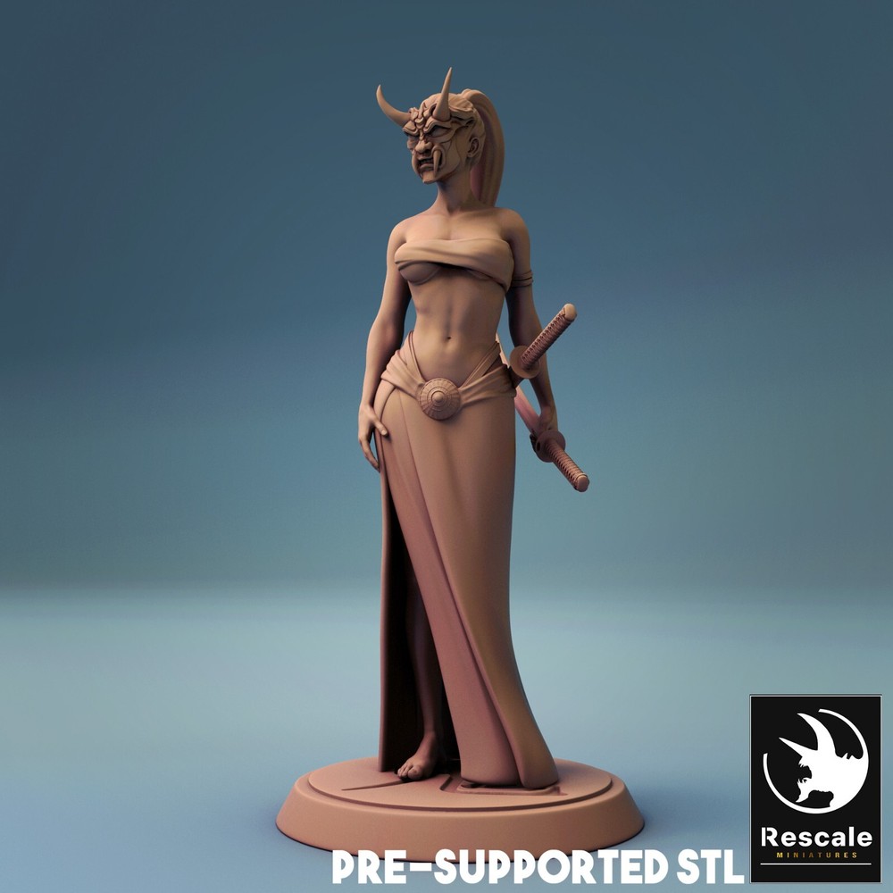 Samurai by Rescale Miniatures | D&D | DnD | Print on Demand