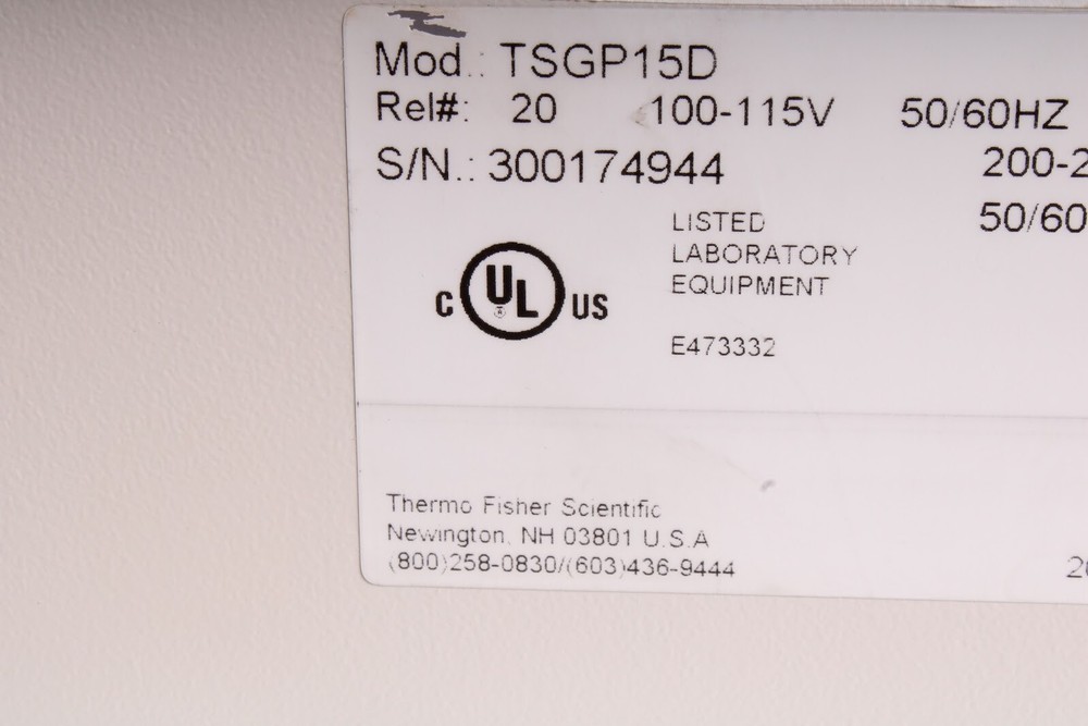 Thermo Scientific TSGP15D Precision Dual Water Bath - Errors