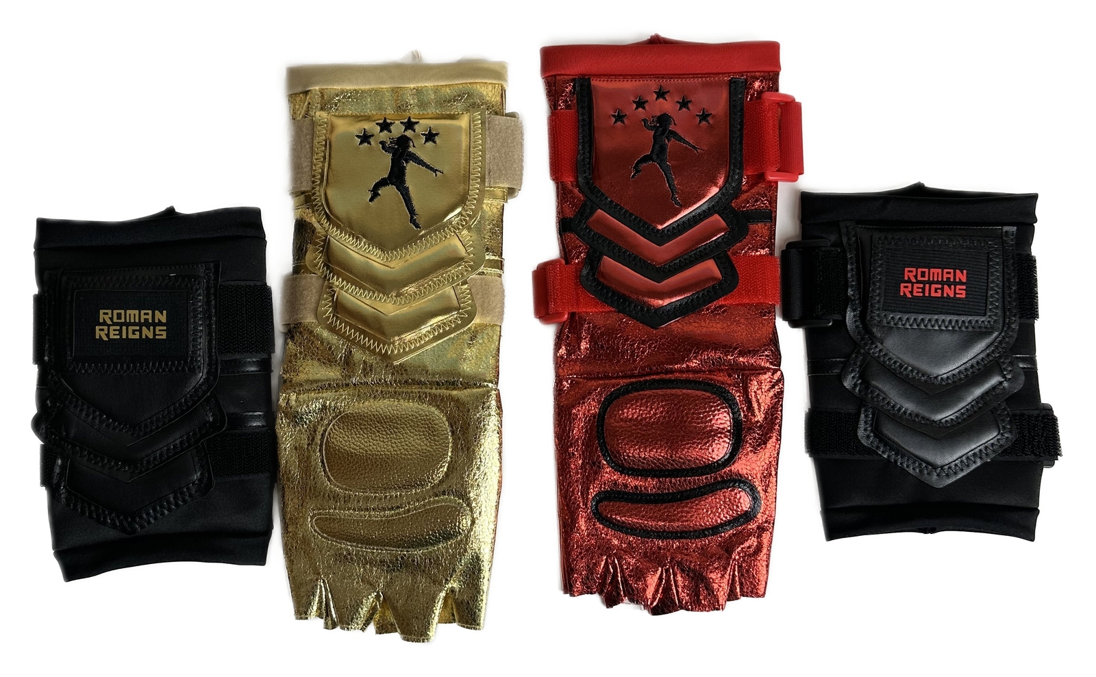 Roman Reigns Premium Gold Glove and Gauntlet Set