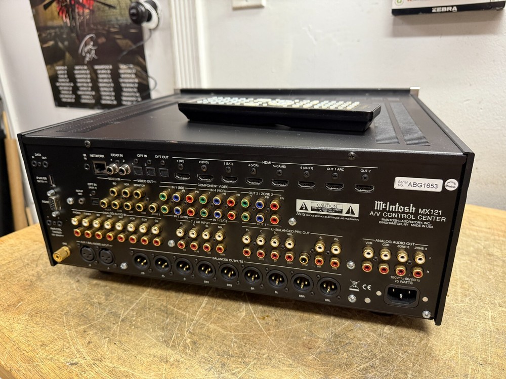 McIntosh MX121 Audio Video Control Center