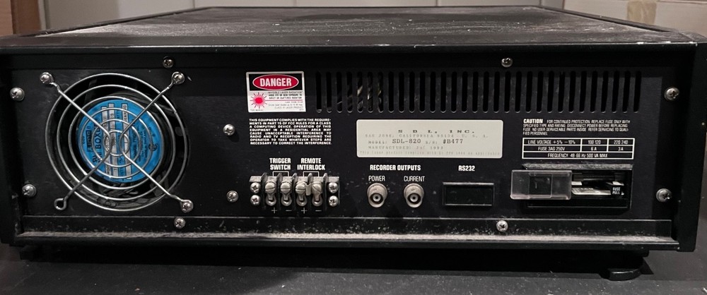 Pre-Owned Spectra Diode Labs SDL 820 Laser Diode Driver SDL820