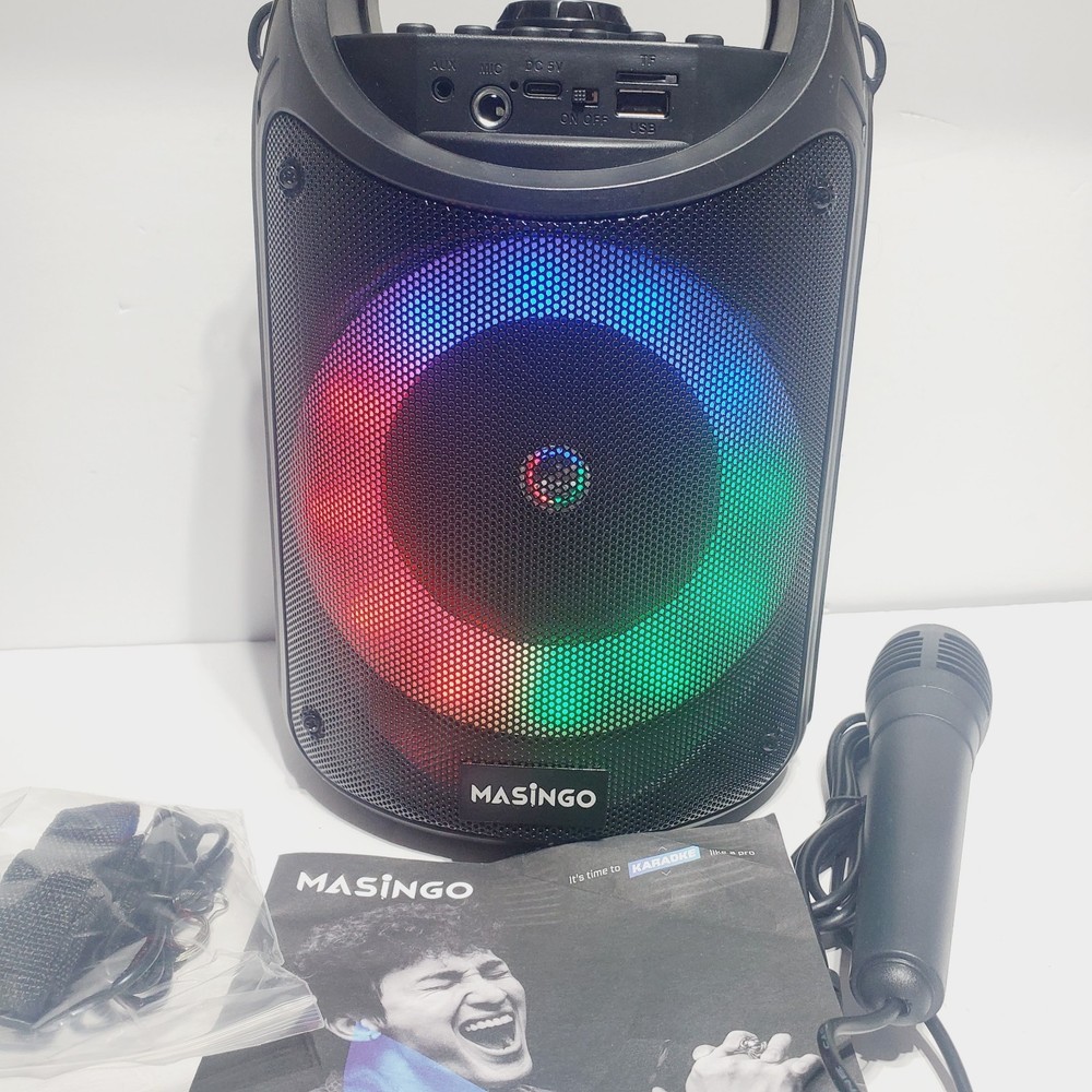 Masingo Karaoke Machine Black