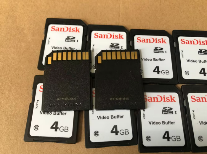 10PCS SANDISK 4GB SD CARD SDHC