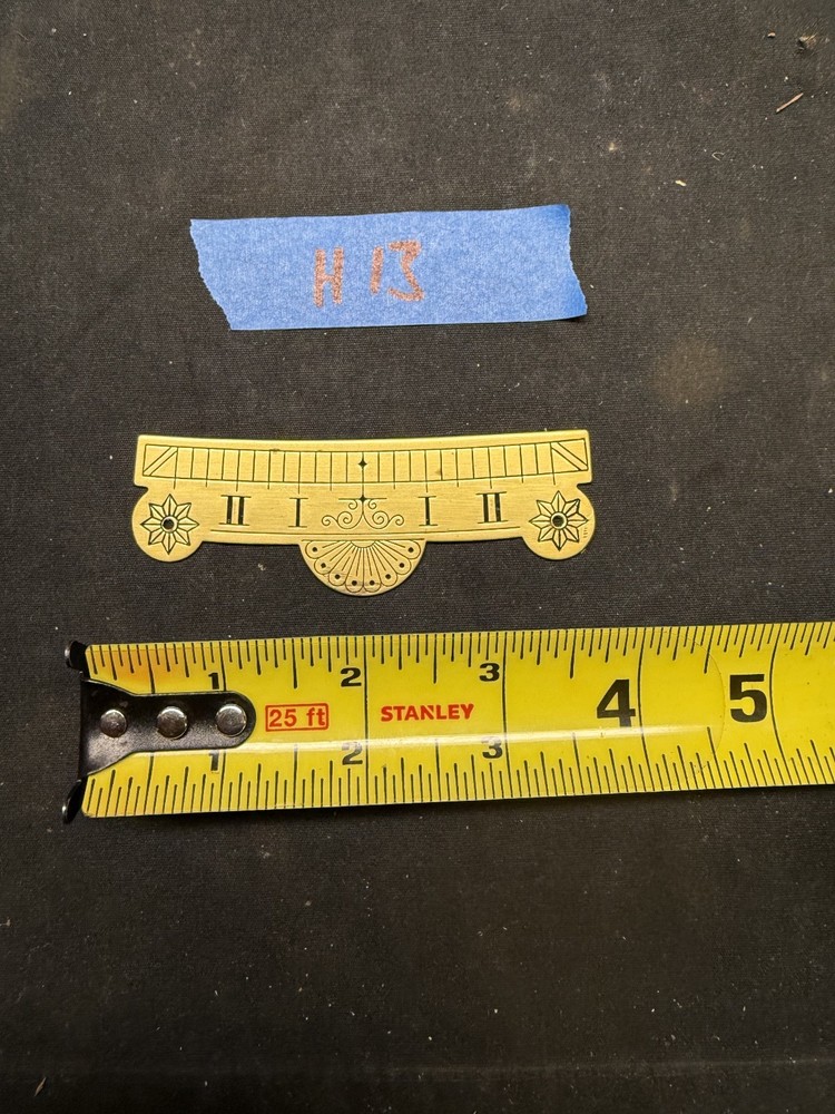 (H13) Brass Clock Beat Scale