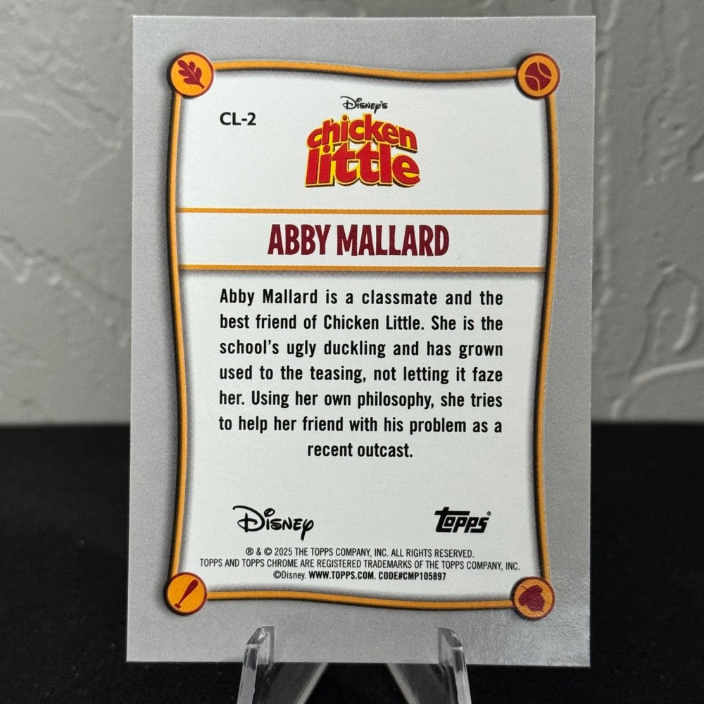 2025 Topps Chrome Disney Insert - COMPLETE YOUR SET - PYC