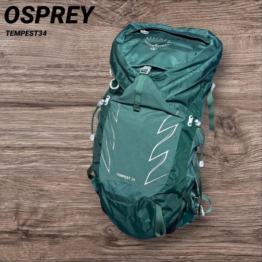 OSPREY Tempest 34 Backpack Green Used Excellent Condition