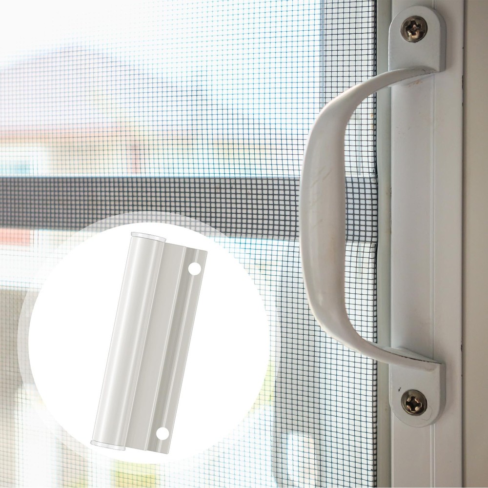 CroBlissful 2 Sets Hinge Leaf for Screen Doors White Upper Storm