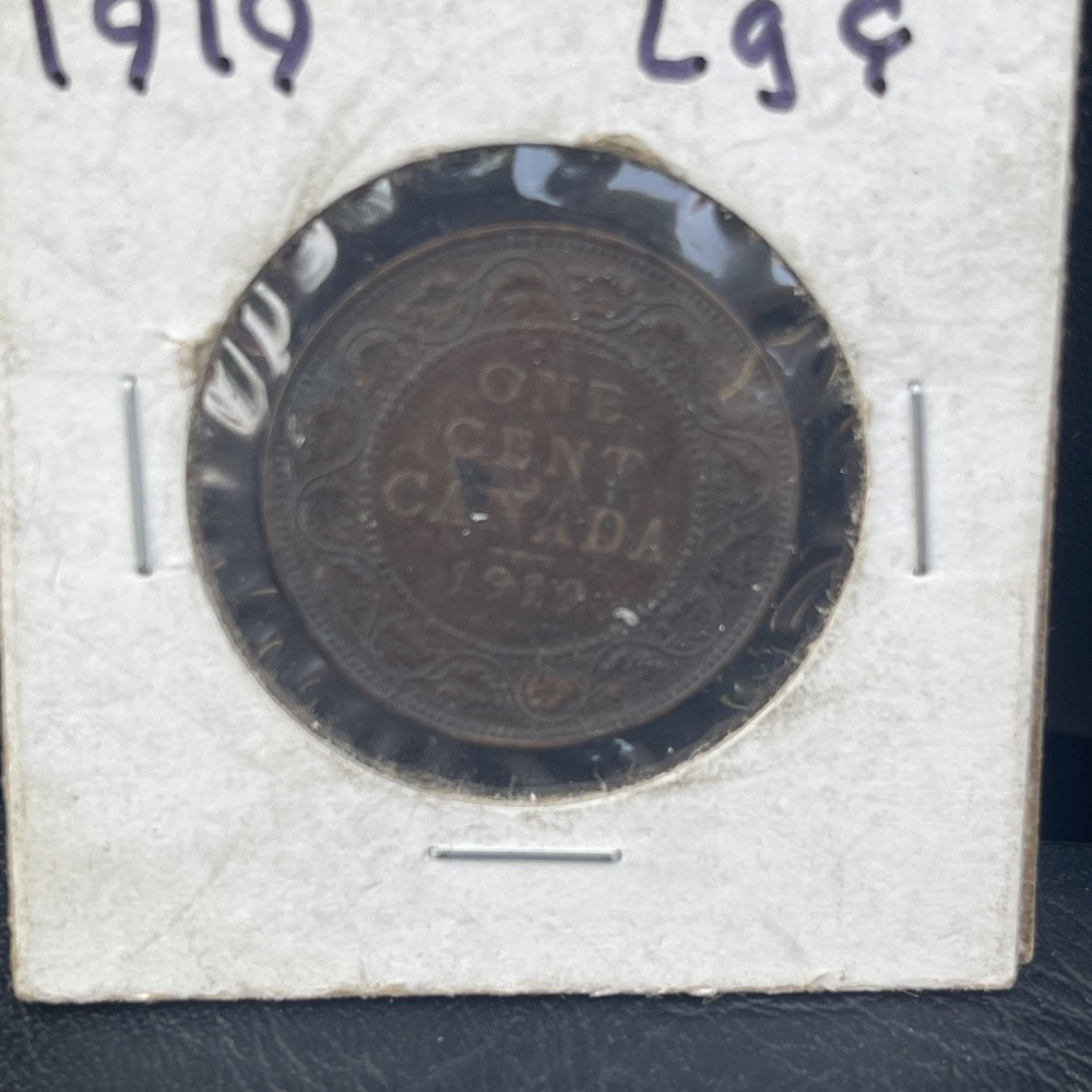1919 Canada Large Cent Coin