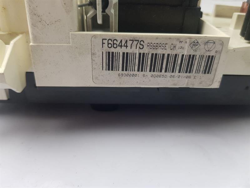 2006 CITROEN C2 HEATER CONTROL PANEL ASSEMBLY F664477S