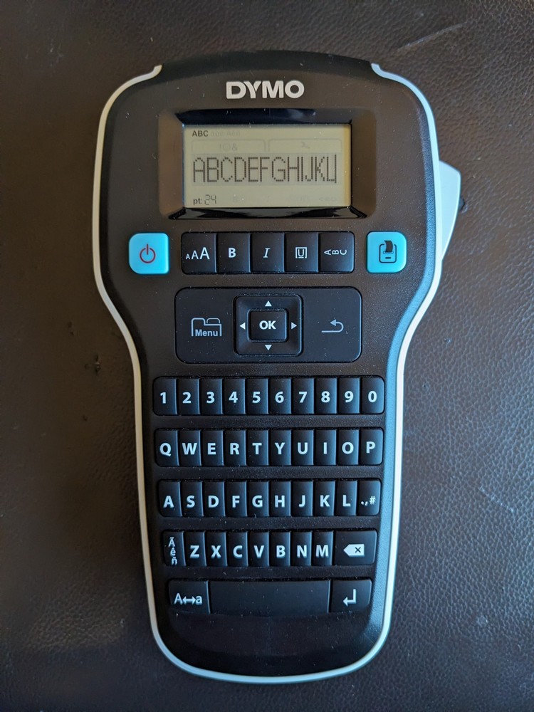 DYMO LabelManager 160 Handheld Label Maker Tested Working LCD QWERTY