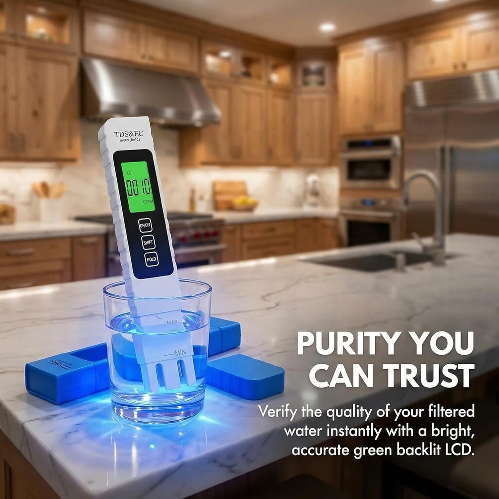Multi-Function TDS Meter for Accurate Water Quality in Aquariums and RO Systems