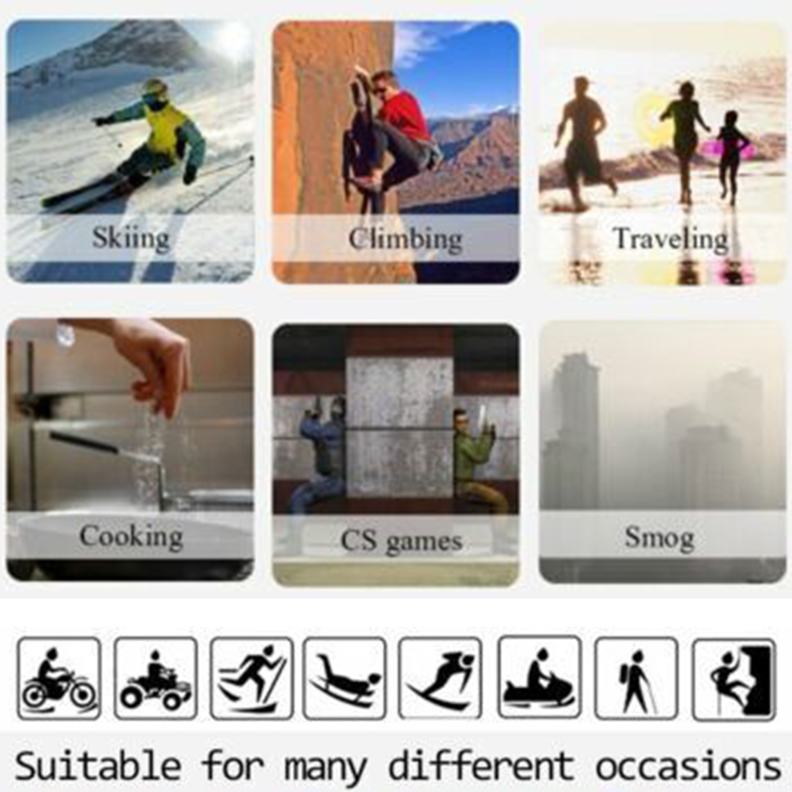 5-50PCS Tactical Balaclava Thin Full Face Mask Lightweight Motorcycle Warmer Ski