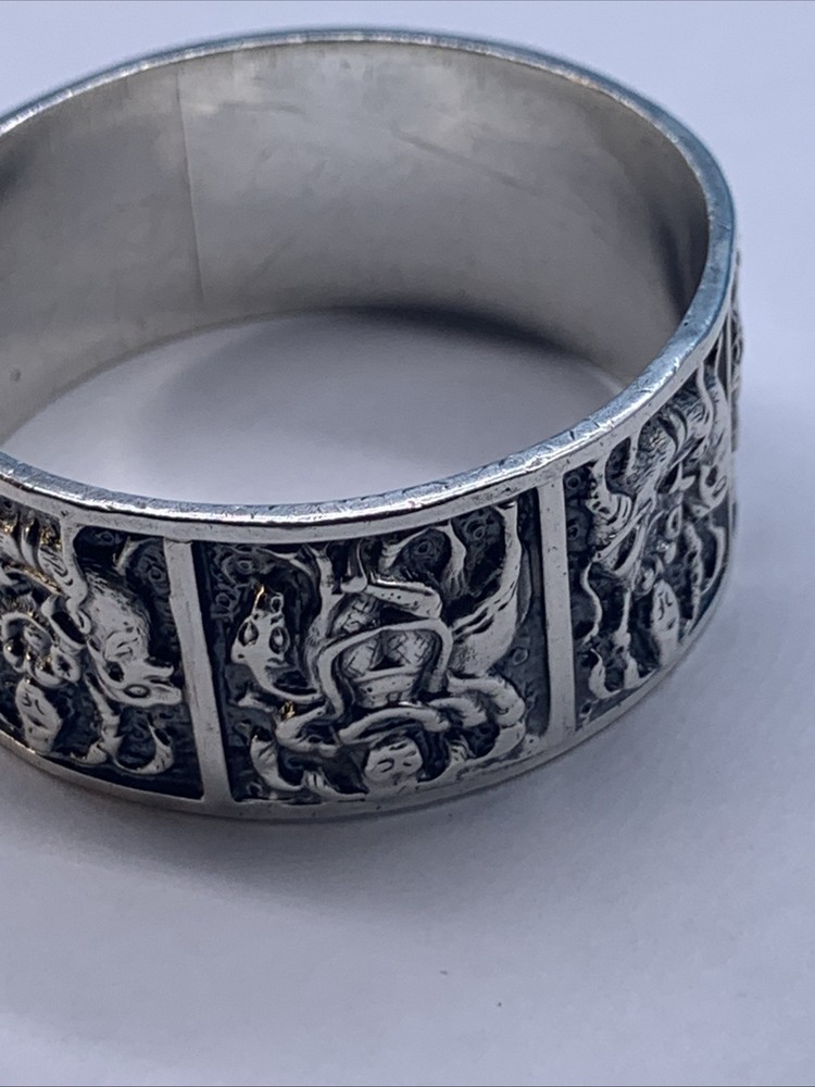 Vintage Indian Silver Napkin Ring