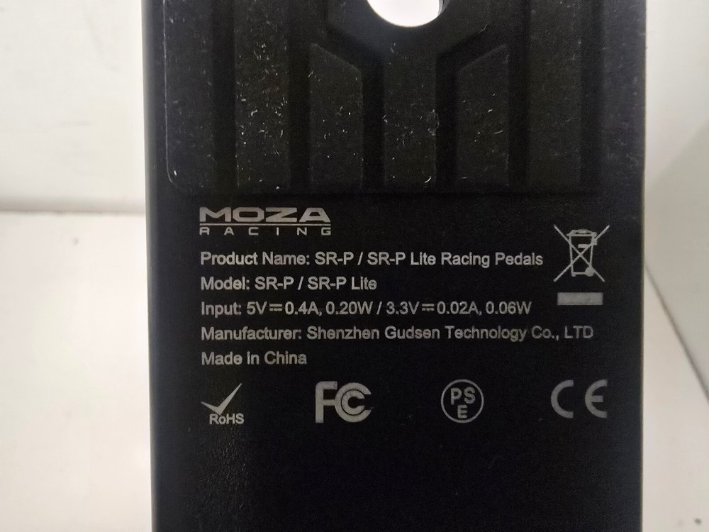 Moza SR-P Lite Two Racing Pedal Set