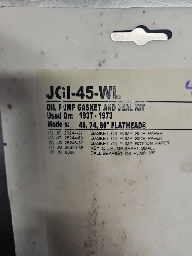 Harley Davidson Oil Pump Gaskets