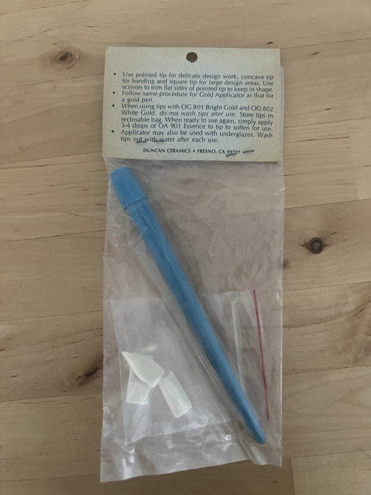 Vintage Gold Applicator Ceramic Tool