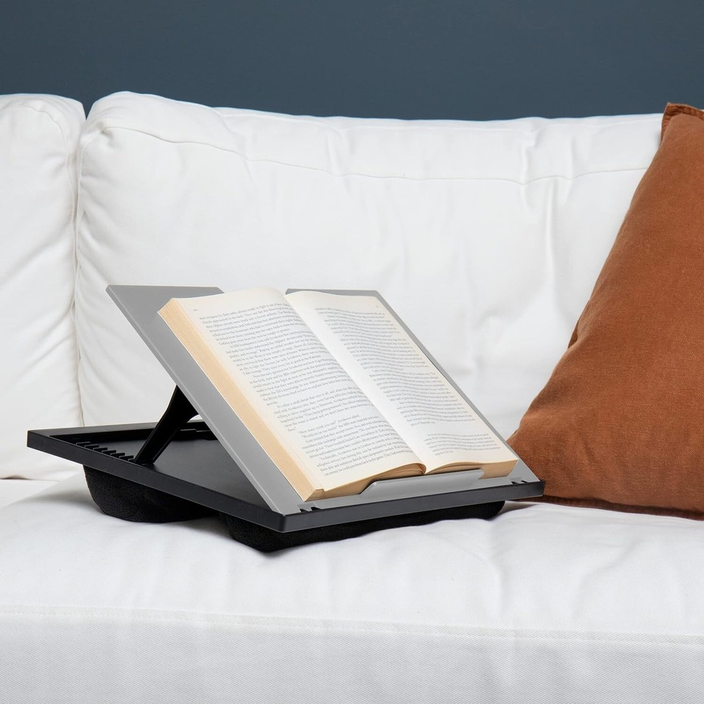 Adjustable Lap Laptop Desk Stand Dual Cushion Work Table Writing Drawing Board