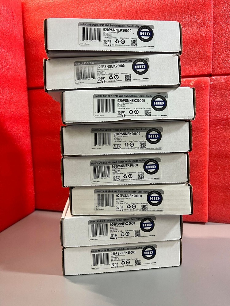 HID 920PSNNEK20000 multiCLASS SE RP40 Wall Switch Reader Seos PROFILE