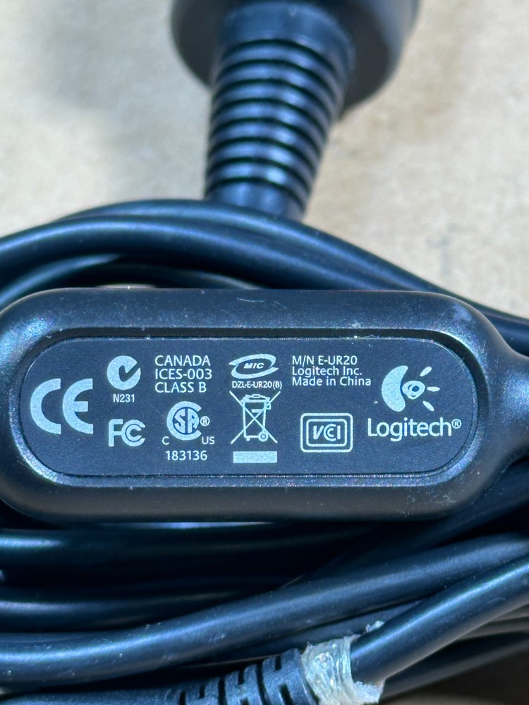 Logitech USB Microphone Disney Interactive Studios E-UR20 Black. Tested