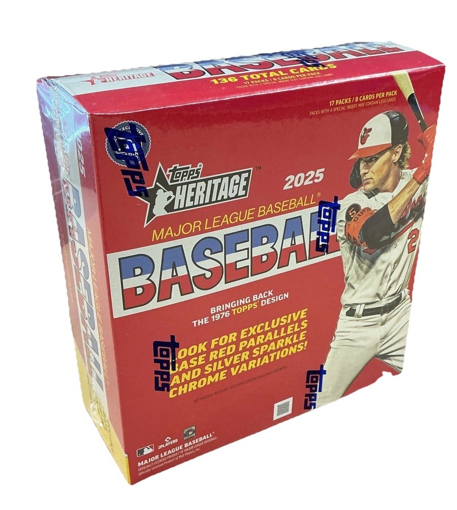 2025 TOPPS HERITAGE BASEBALL MEGA BOX Sealed