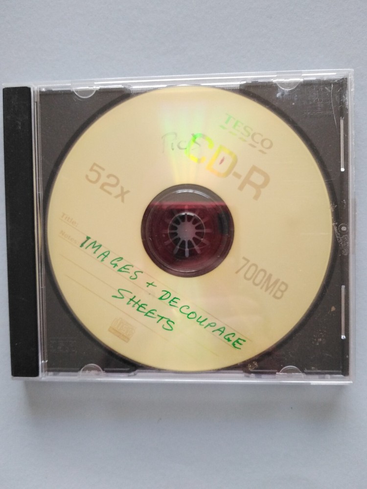 IMAGES & DECOUPAGE SHEETS - Papercraft CD Rom