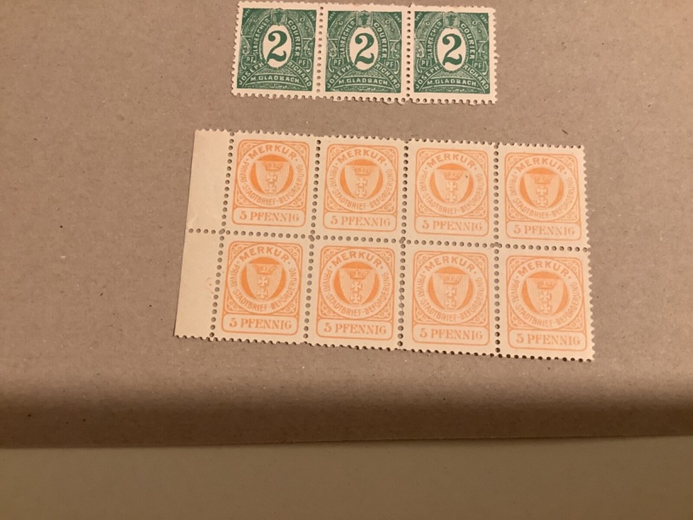 Germany private post stamps blocks  A4010